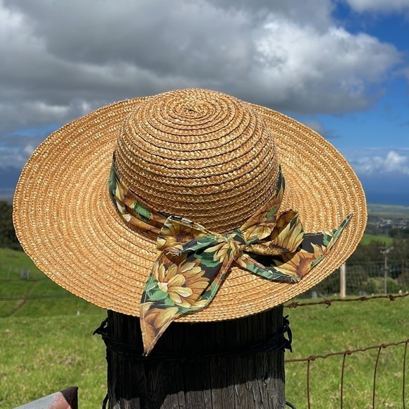 Y2k 90’s Cute Sunflower Straw Hat - Picture 2 of 7